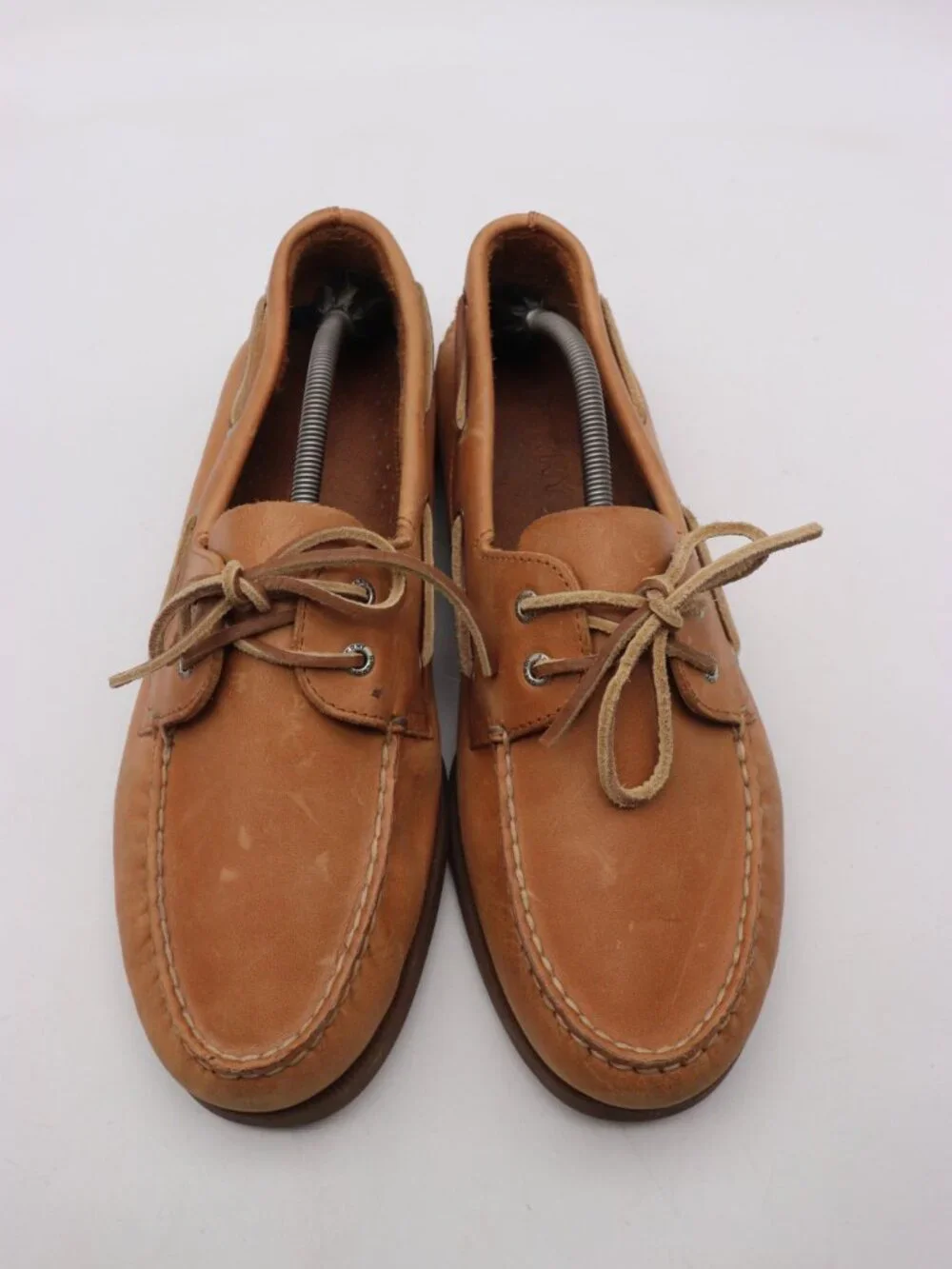 Sperry Boat Shoes Men's Size 13 XW Brown Leather 2 Eye Casual Shoes Lace Up